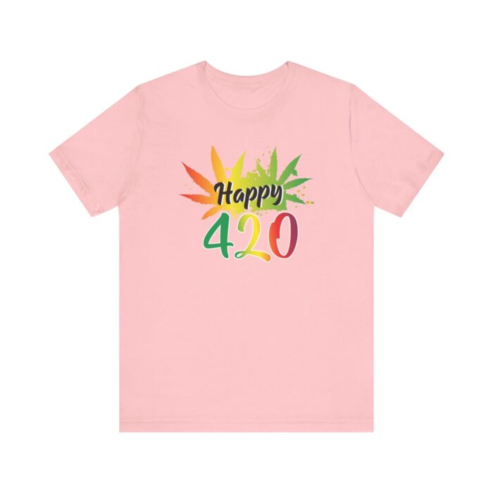 "happy 420!' unisex jersey short sleeve tee