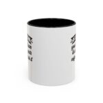 "slurp alert" color accent coffee mug, 11oz