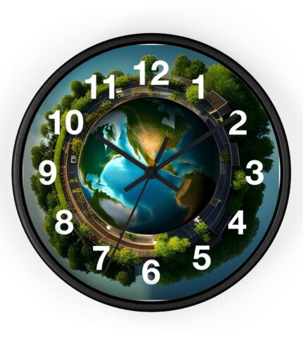 earth day wall clock