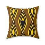 spun polyester square pillow