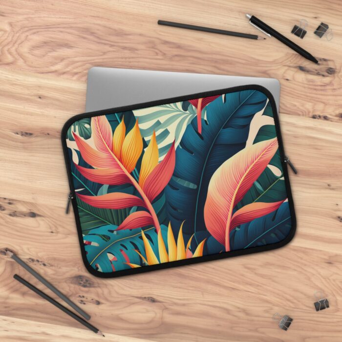 "flora" laptop sleeve