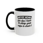 "slurp alert" color accent coffee mug, 11oz