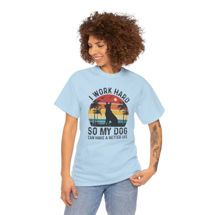 "a dog's good life" unisex heavy cotton tee