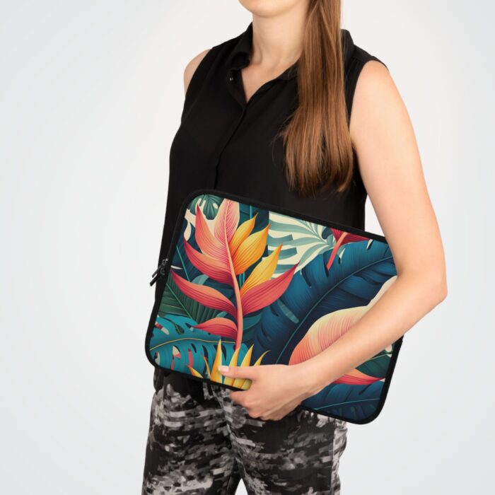 "flora" laptop sleeve