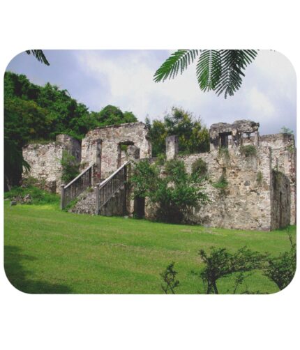 “abandoned paradise #1” mouse pad