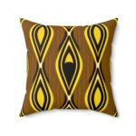 spun polyester square pillow