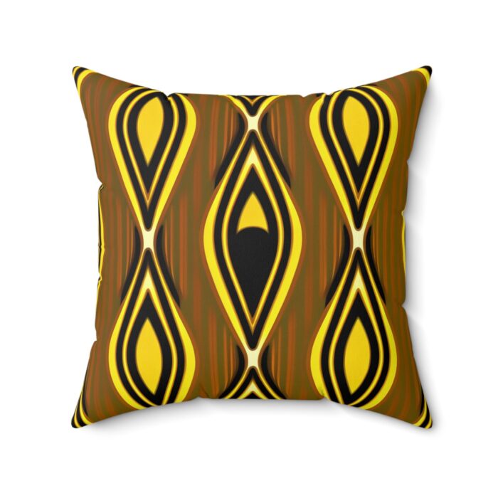 spun polyester square pillow