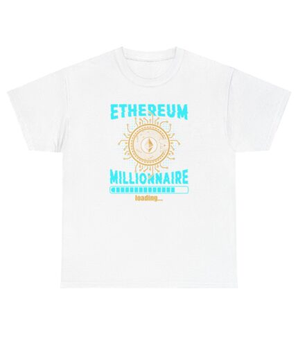 ethereum millionaire loading unisex heavy cotton tee