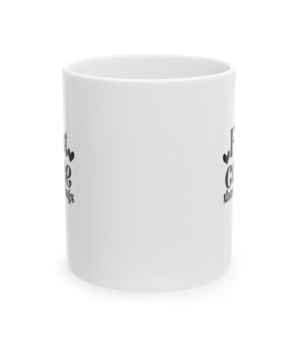 "first things" ceramic mug 11oz