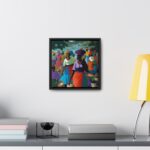 "nan rivyè a" gallery canvas wrap