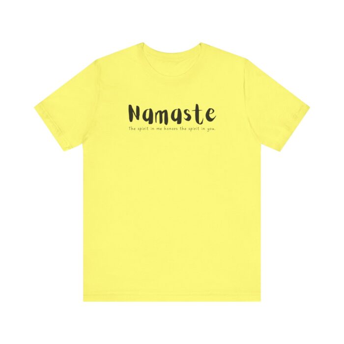 "namaste #2" unisex jersey short sleeve tee