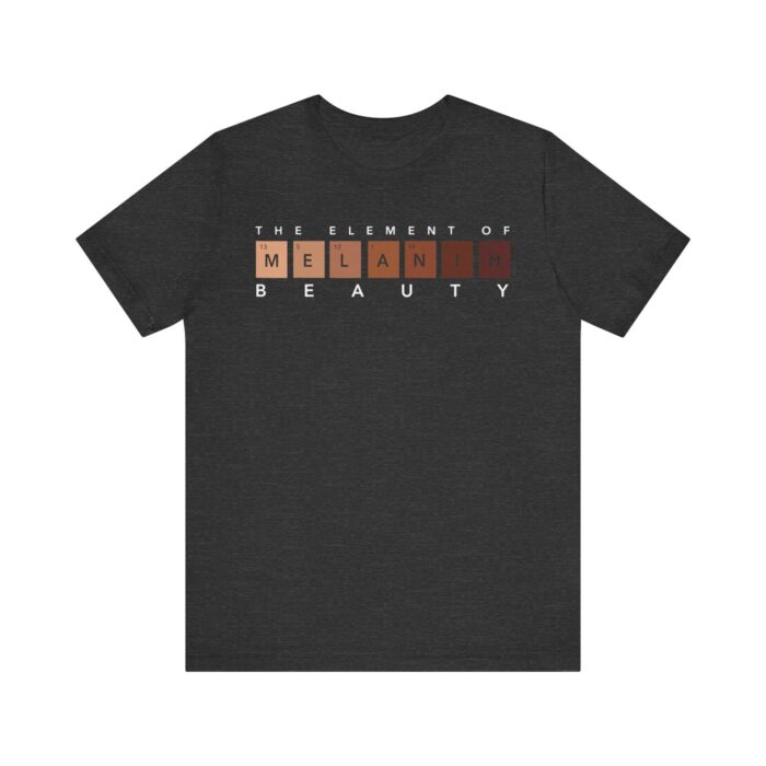 "melanin" unisex jersey short sleeve tee