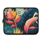 "flora" laptop sleeve