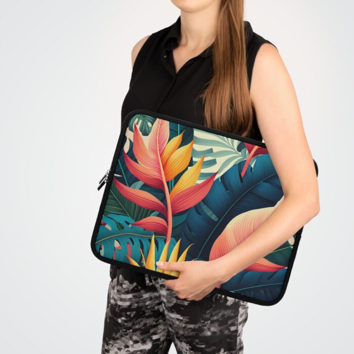 "flora" laptop sleeve