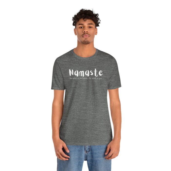 "namaste #2" unisex jersey short sleeve tee