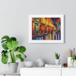 "havana night" framed horizontal poster