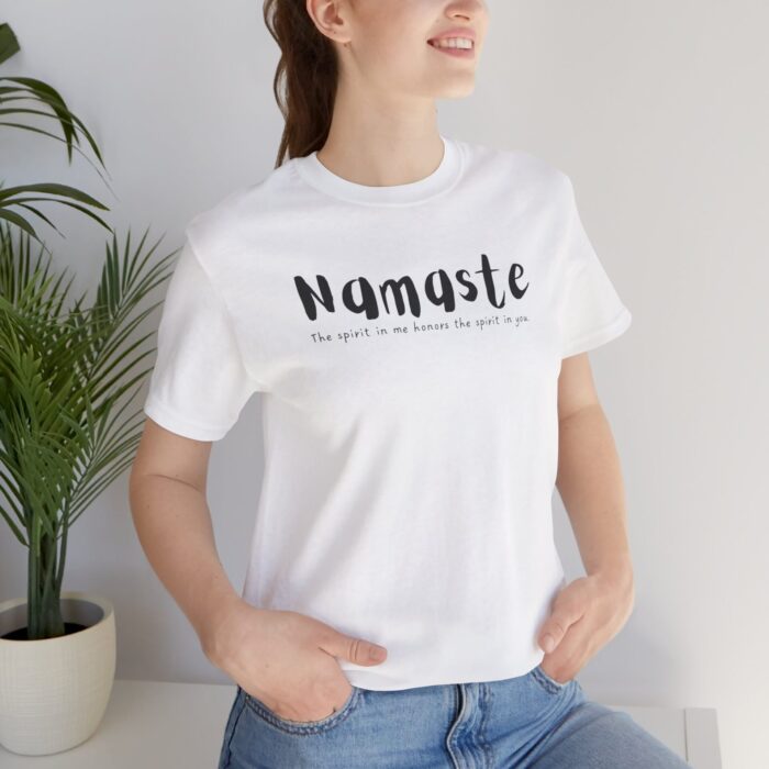 "namaste #2" unisex jersey short sleeve tee