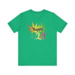 "happy 420!' unisex jersey short sleeve tee