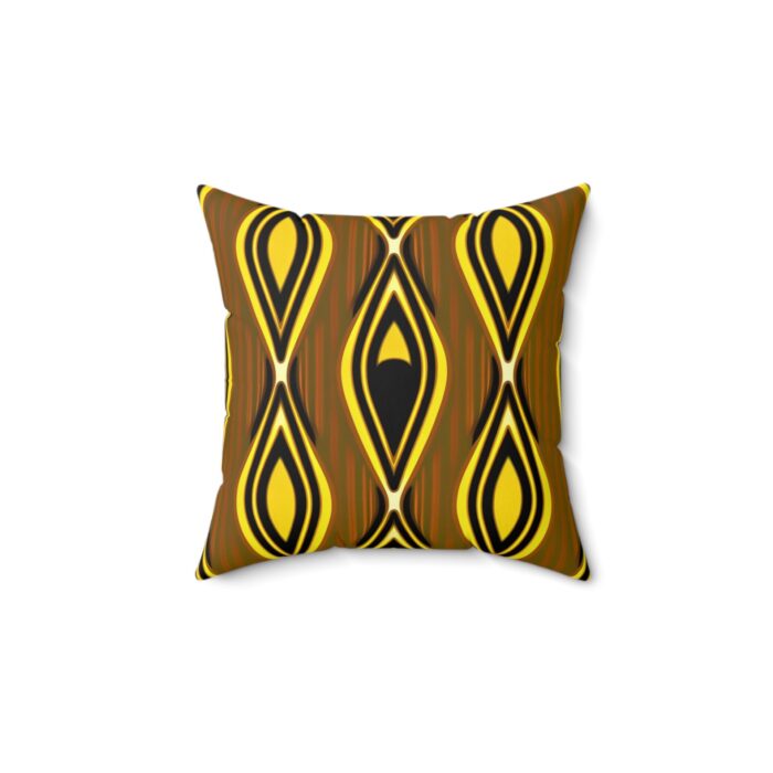 spun polyester square pillow