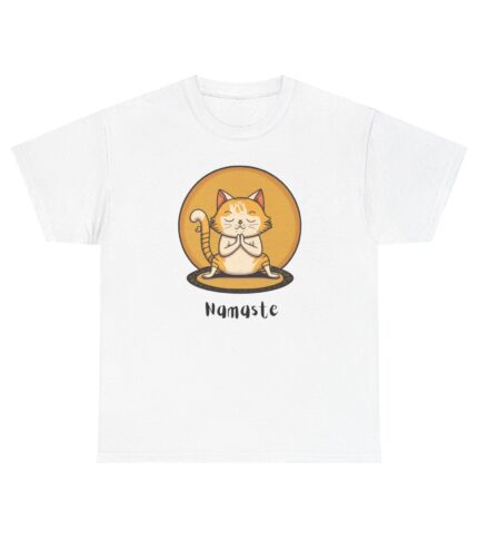 "namaste kitti" unisex heavy cotton tee