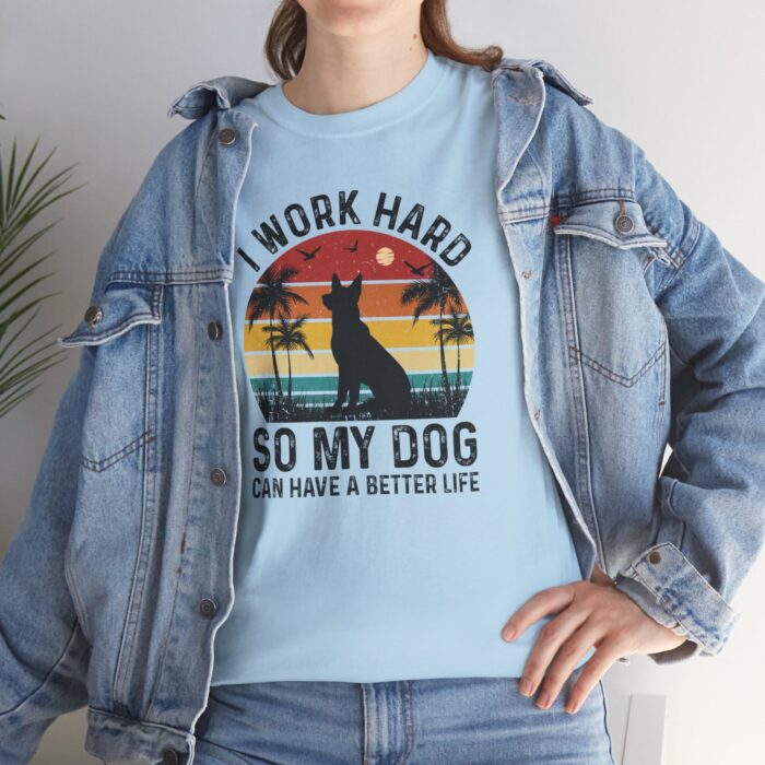 "a dog's good life" unisex heavy cotton tee