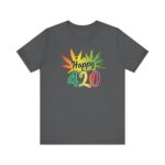 "happy 420!' unisex jersey short sleeve tee