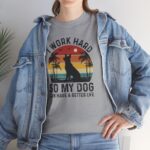 "a dog's good life" unisex heavy cotton tee