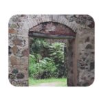 “abandoned paradise #2” mouse pad