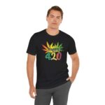 "happy 420!' unisex jersey short sleeve tee