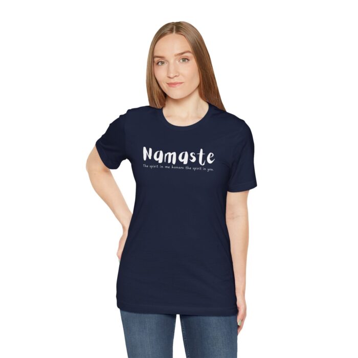 "namaste #2" unisex jersey short sleeve tee