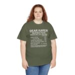 dear karen nutrition facts unisex heavy cotton tee