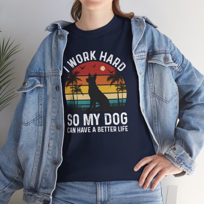 "a dog's good life" unisex heavy cotton tee