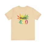 "happy 420!' unisex jersey short sleeve tee