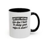 "slurp alert" color accent coffee mug, 11oz