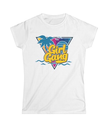 girl gang women's softstyle tee