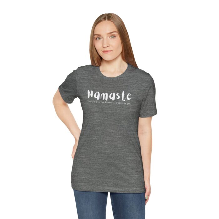 "namaste #2" unisex jersey short sleeve tee