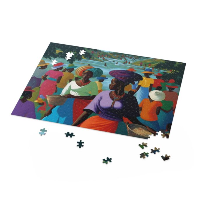 "nan rivyè a" puzzle (252 or 500 piece)