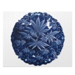 wake and bake blue china pattern puzzle 500 piece