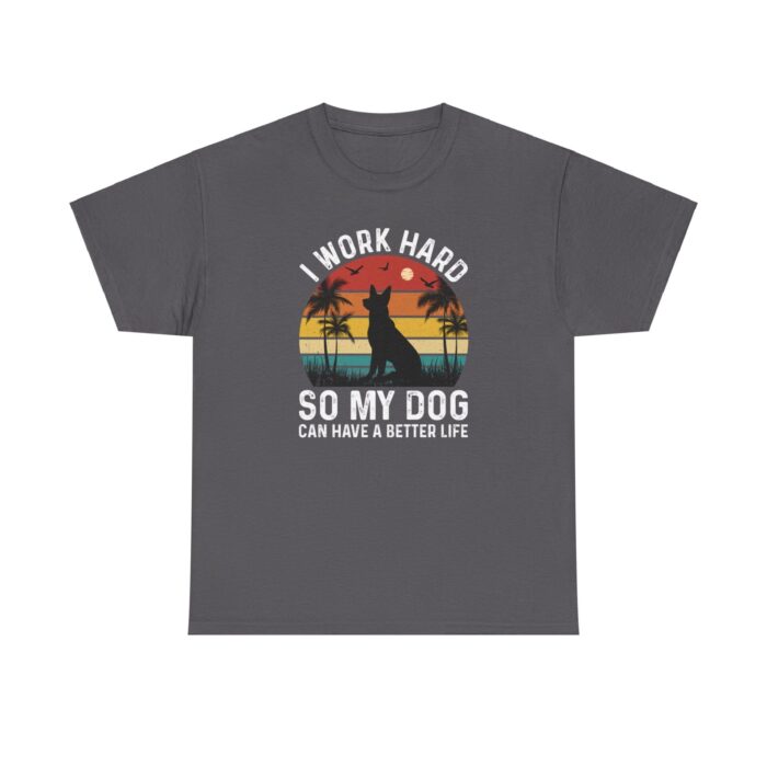 "a dog's good life" unisex heavy cotton tee