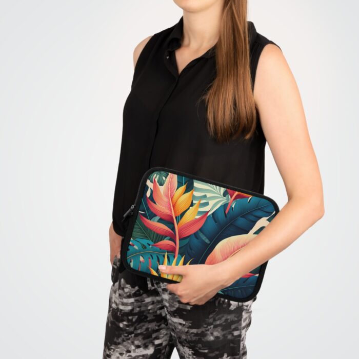 "flora" laptop sleeve