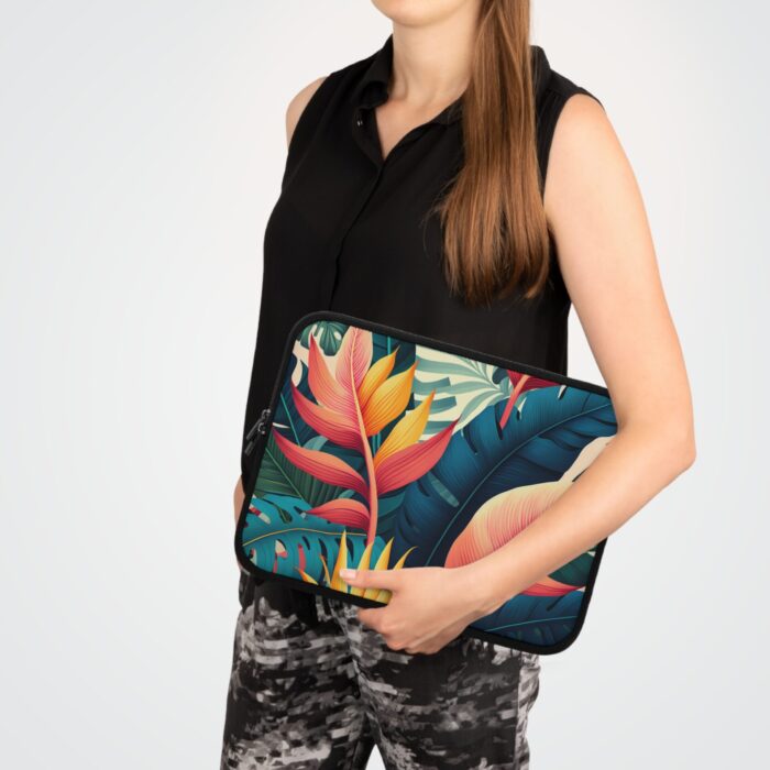 "flora" laptop sleeve