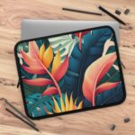 "flora" laptop sleeve