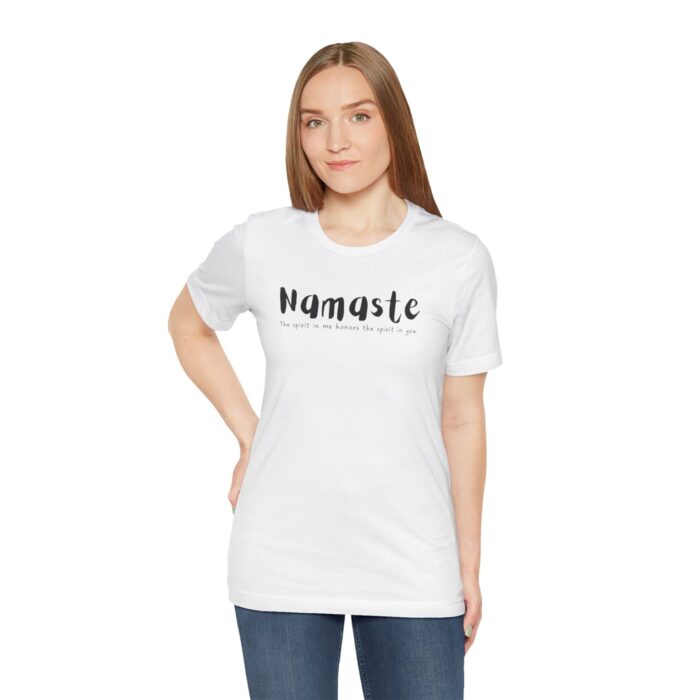 "namaste #2" unisex jersey short sleeve tee